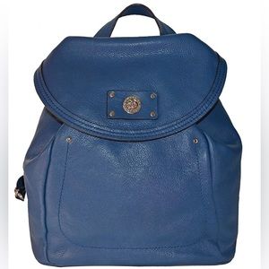 Marc by Marc Jacobs convertible backpack/crossbody bag; Blue Italian leather NWT